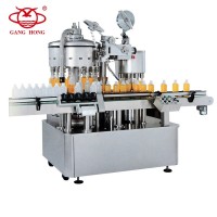 Small Soy Milk/Tea/Juice Beverage Bottling Filling Aluminum Foil Sealing 4-in-1 Machine Production Plant/Line